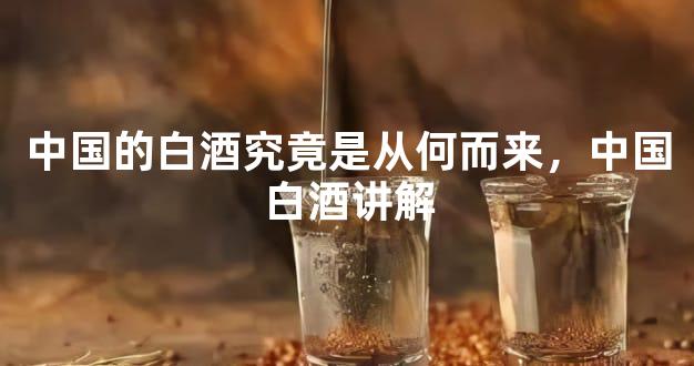 中国的白酒究竟是从何而来，中国白酒讲解