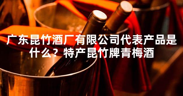 广东昆竹酒厂有限公司代表产品是什么？特产昆竹牌青梅酒